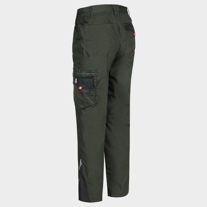 Παντελόνι εργασίας PRISMA LIGHT STRETCH OLIVE/BLACK - 5