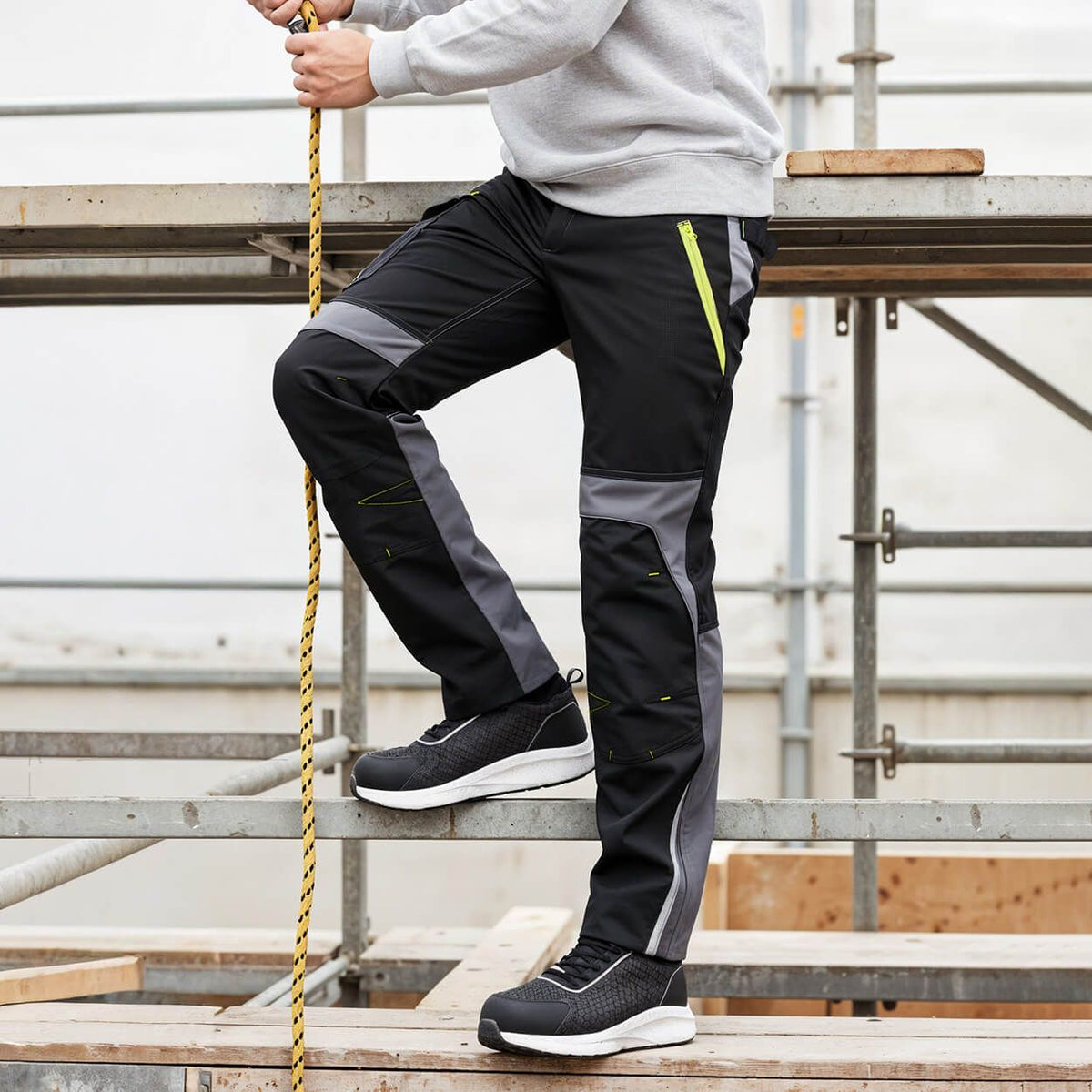 Παντελόνι εργασίας PRISMA SOFTSHELL 2.0 BLACK/GREY - 3