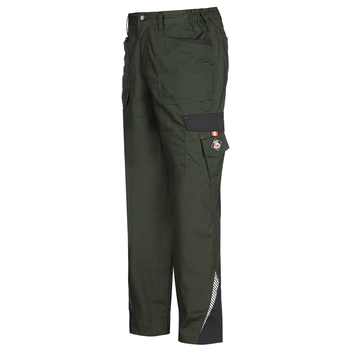 Work trousers PRISMA SUMMER OLIVE/BLACK - 3