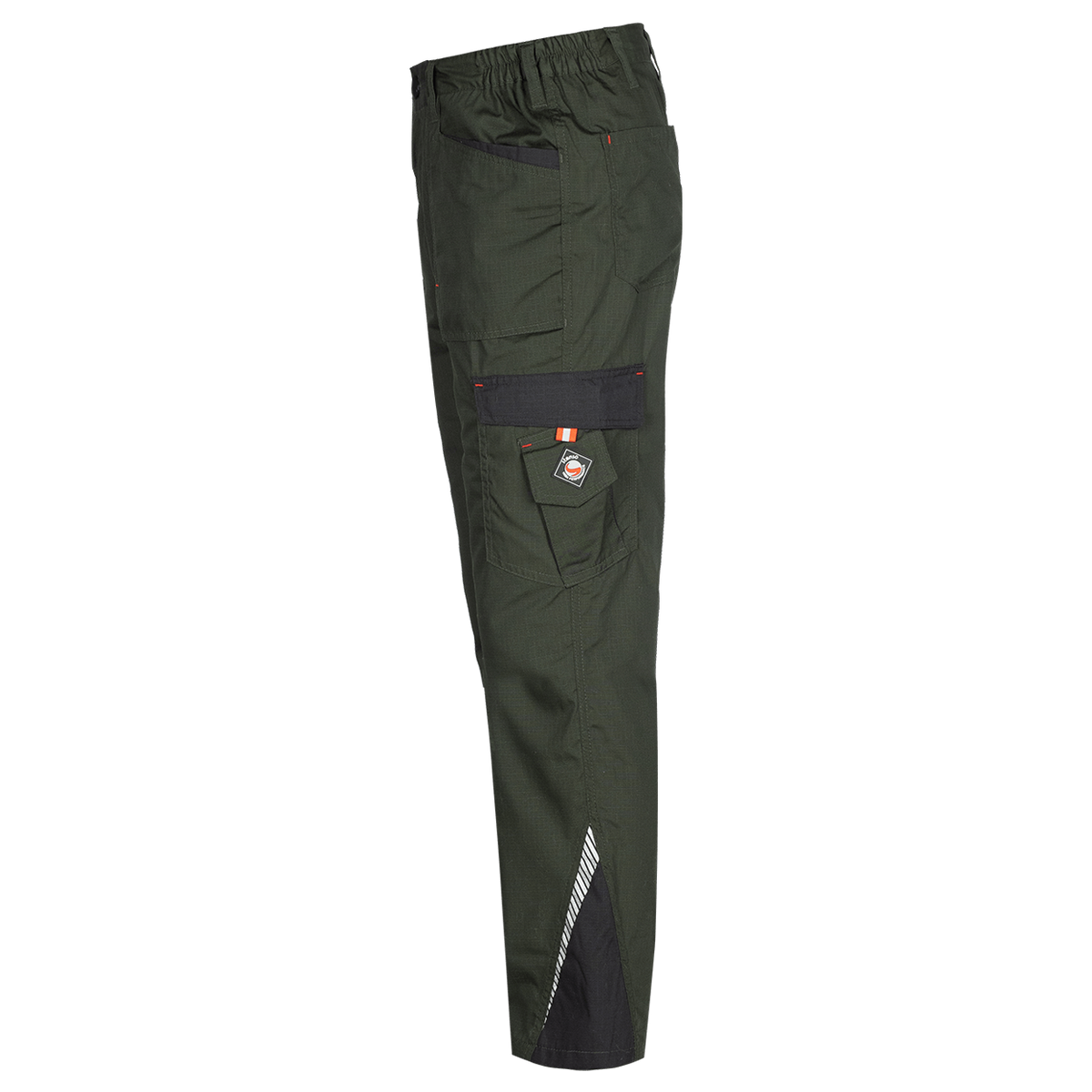 Work trousers PRISMA SUMMER OLIVE/BLACK - 4