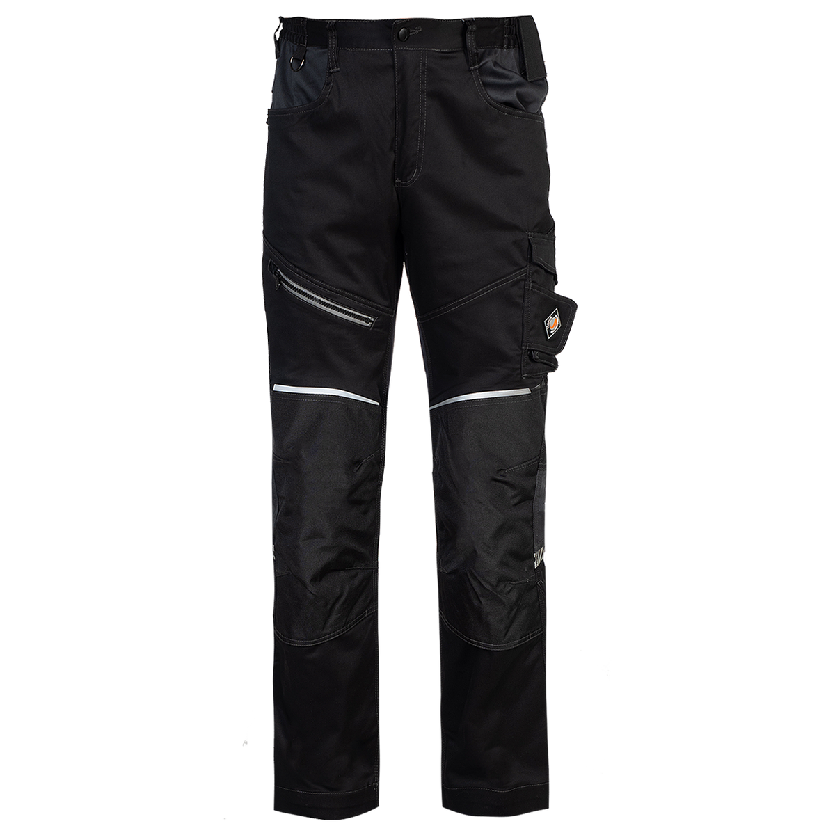 Παντελόνι εργασίας REVOLT 4STRETCH BLACK/DARK GREY/GREY - 1