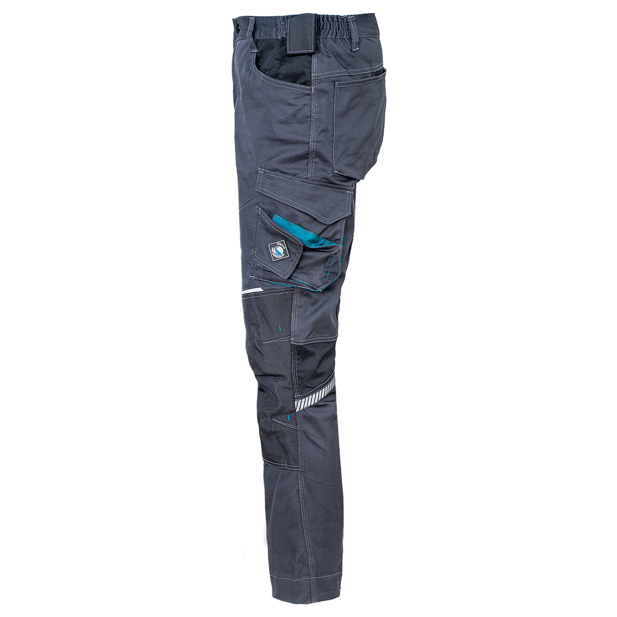 Παντελόνι εργασίας REVOLT 4STRETCH GREY/BLACK/PETROL - 5