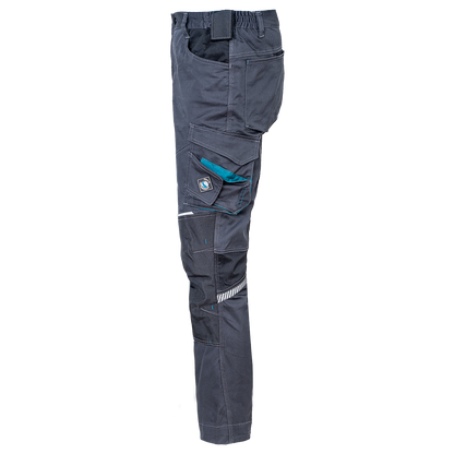 Παντελόνι εργασίας REVOLT 4STRETCH GREY/BLACK/PETROL - 5