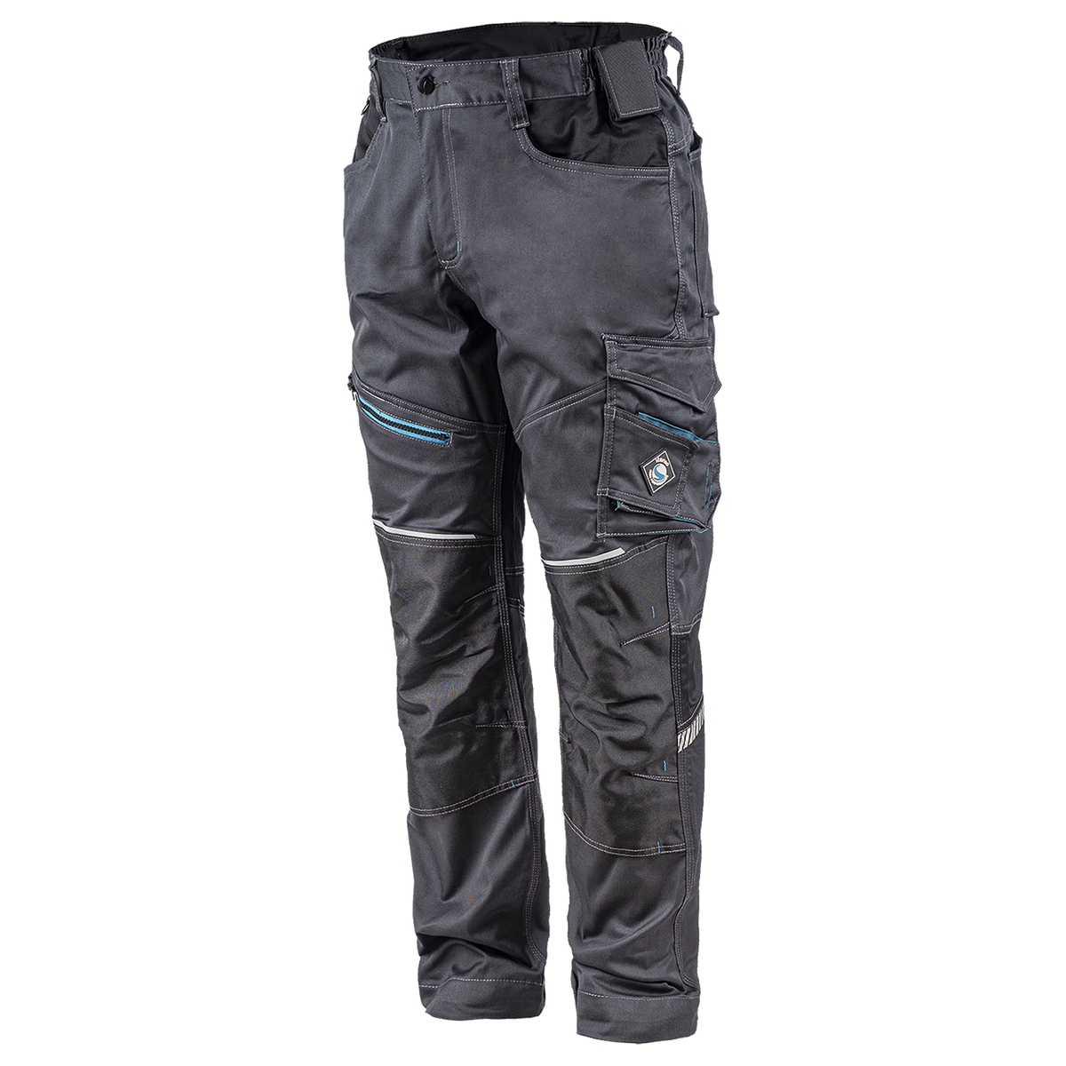 Παντελόνι εργασίας REVOLT 4STRETCH GREY/BLACK/PETROL - 6