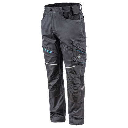 Παντελόνι εργασίας REVOLT 4STRETCH GREY/BLACK/PETROL - 6