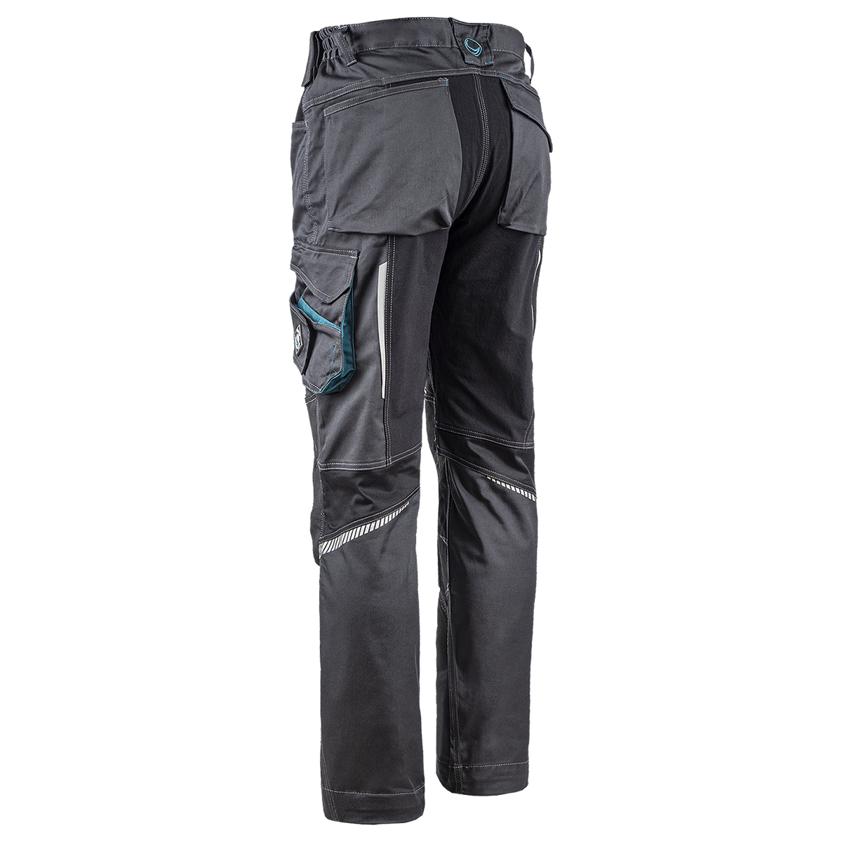 Παντελόνι εργασίας REVOLT 4STRETCH GREY/BLACK/PETROL - 7