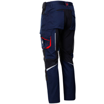 Παντελόνι εργασίας REVOLT 4STRETCH NAVY BLUE/BLACK - 4