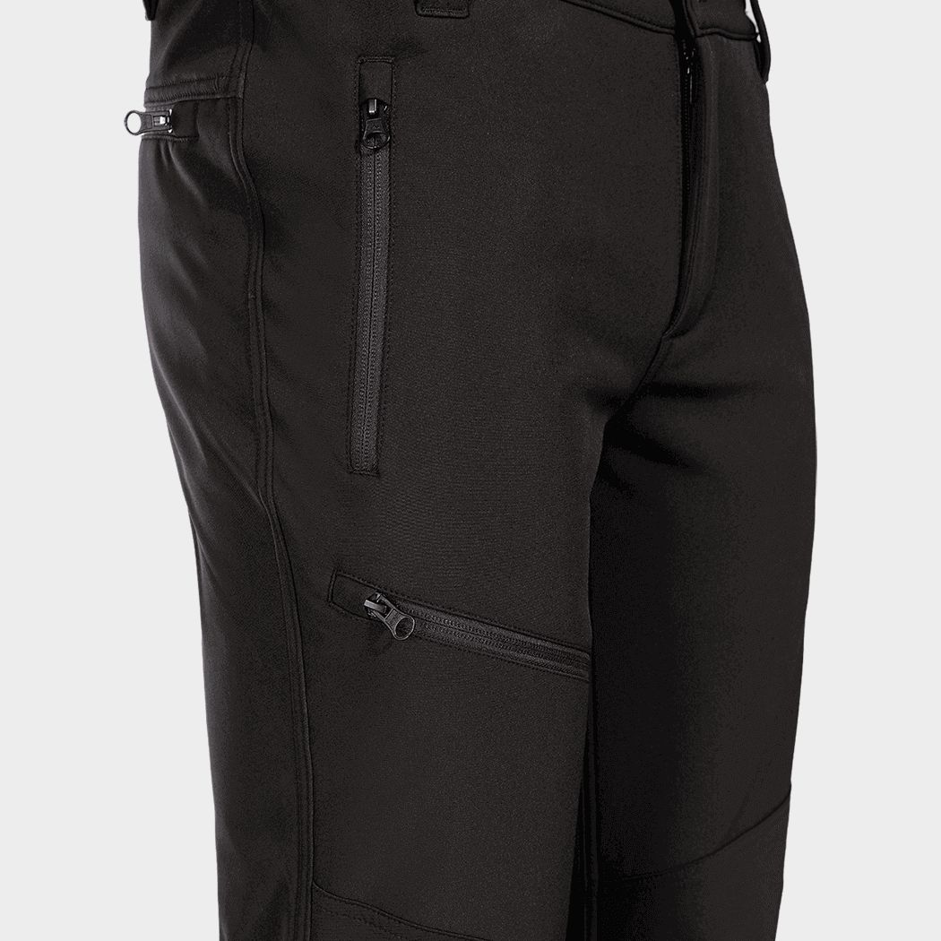 Παντελόνι εργασίας REVOLT SOFTSHELL BLACK - 4
