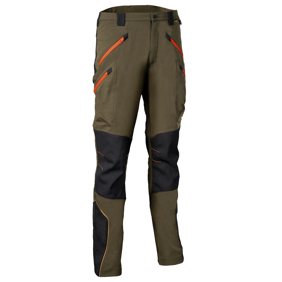 Παντελόνι εργασίας VELTEN BROWN/BLACK/ORANGE
