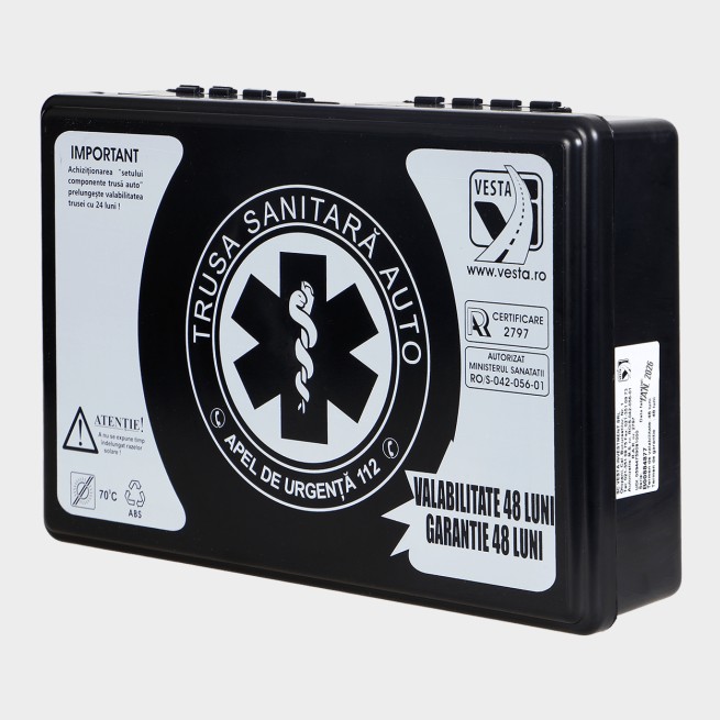 Βαλιτσάκι πρώτων βοηθειών αυτοκινήτου VESTA - Stenso.gr