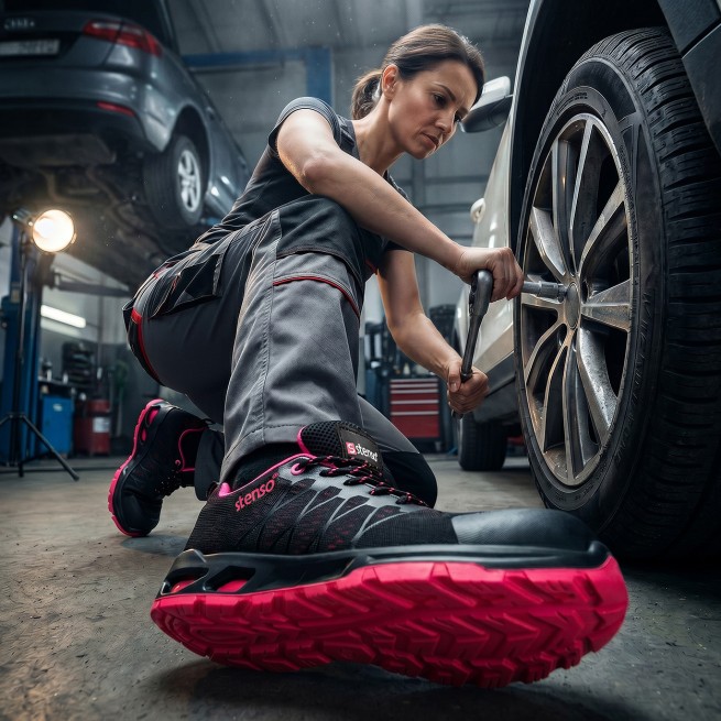 Παπούτσια εργασίας RACE PRO LADY LOW S1PS ESD - Stenso.gr