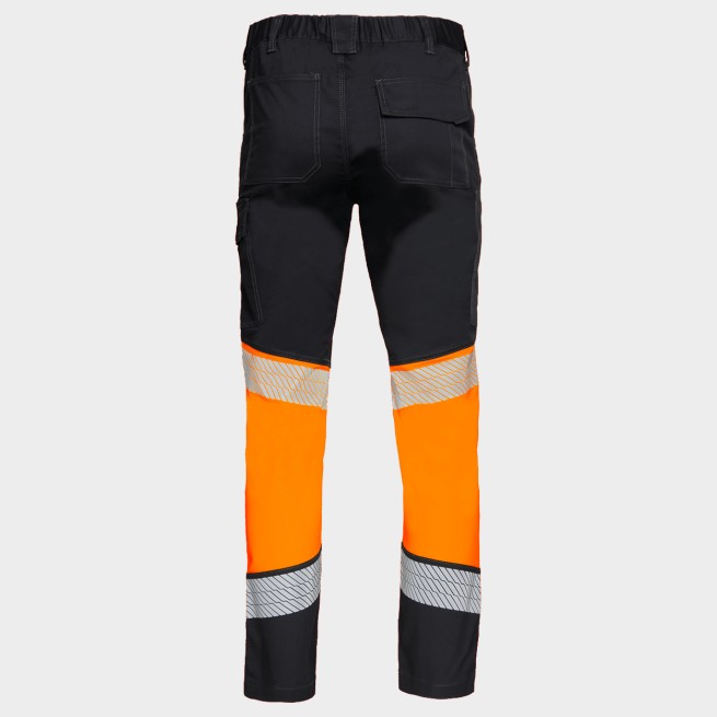 Παντελόνι εργασίας PRIMO HV STRETCH ORANGE - Stenso.gr