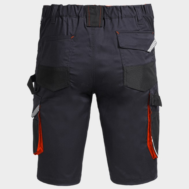 Βερμούδα εργασίας Kastor Stretch GREY/ORANGE - Stenso.gr