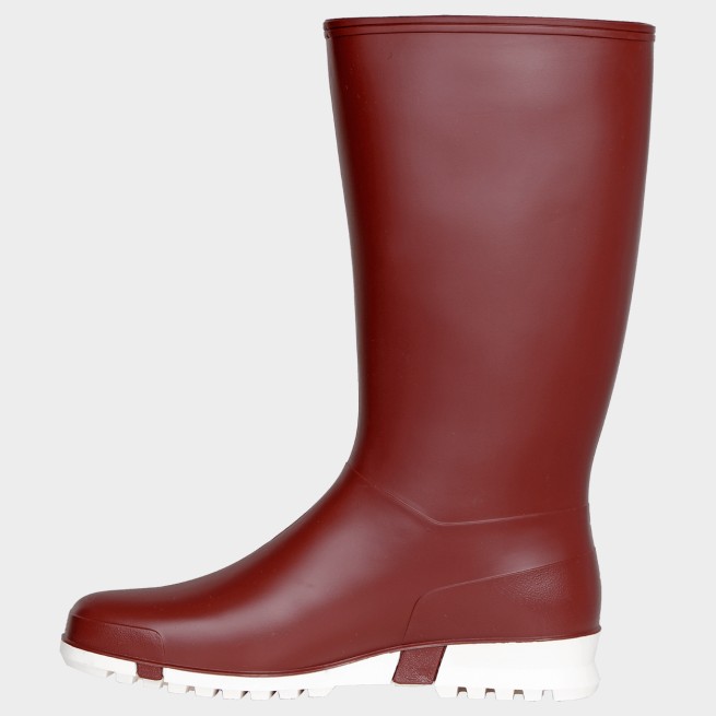 Γυναικείες γαλότσες Dunlop Sport BURGUNDY/WHITE - Stenso.gr