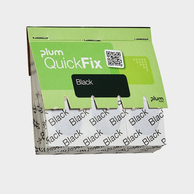 Αυτοκόλλητα επιθέματα PLUM QUICKFIX REFILL BLACK - Stenso.gr