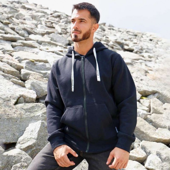 Ζακέτα φούτερ REMO NAVY BLUE - Stenso.gr