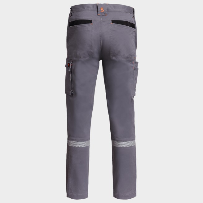 Παντελόνι εργασίας MELBOURNE STRETCH GREY/BLACK - Stenso.gr