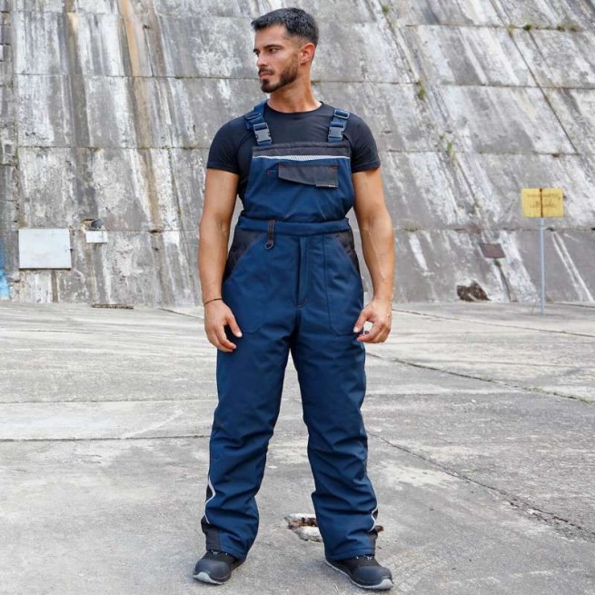 Φόρμα εργασίας REVOLT SOFTSHELL WINTER NAVY BLUE/BLACK - Stenso.gr