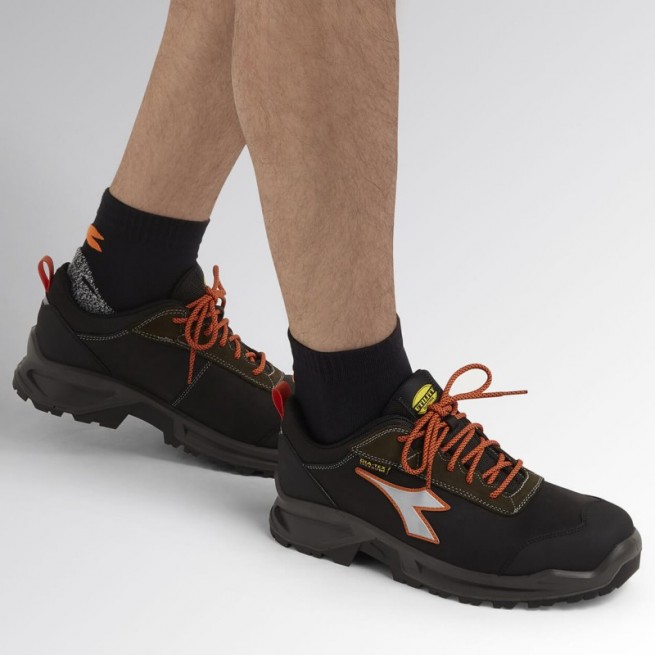 Παπούτσια εργασίας DIADORA SPORT DIATEX BLACK/GREEN LOW S3 WR CI SRC - Stenso.gr