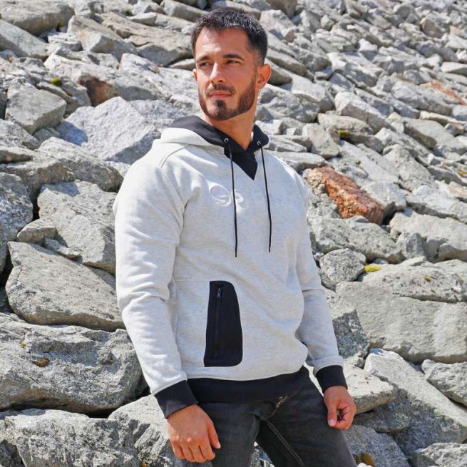 Φούτερ STENSO 3D PRINT LIGHT GREY - Stenso.gr