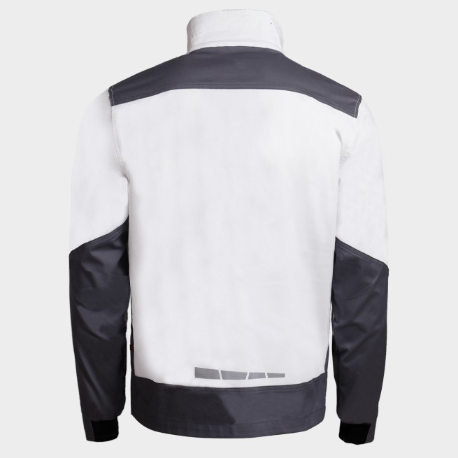 Μπουφάν εργασίας EOS STRETCH WHITE/DARK GREY - Stenso.gr