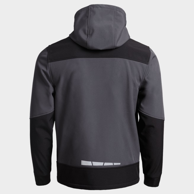 Μπουφάν εργασίας RUNE SOFTSHELL GREY/BLACK - Stenso.gr