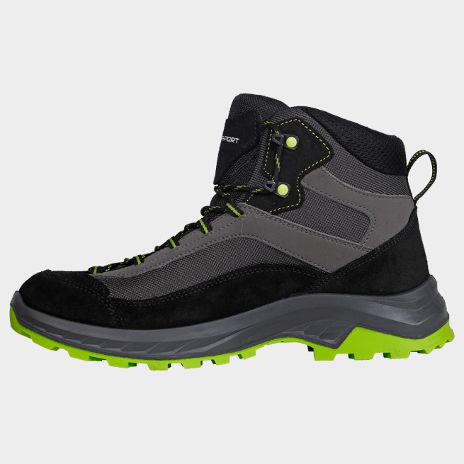 Παπούτσια πεζοπορείας GARSPORT AVERAU MID BLACK/LIME - Stenso.gr